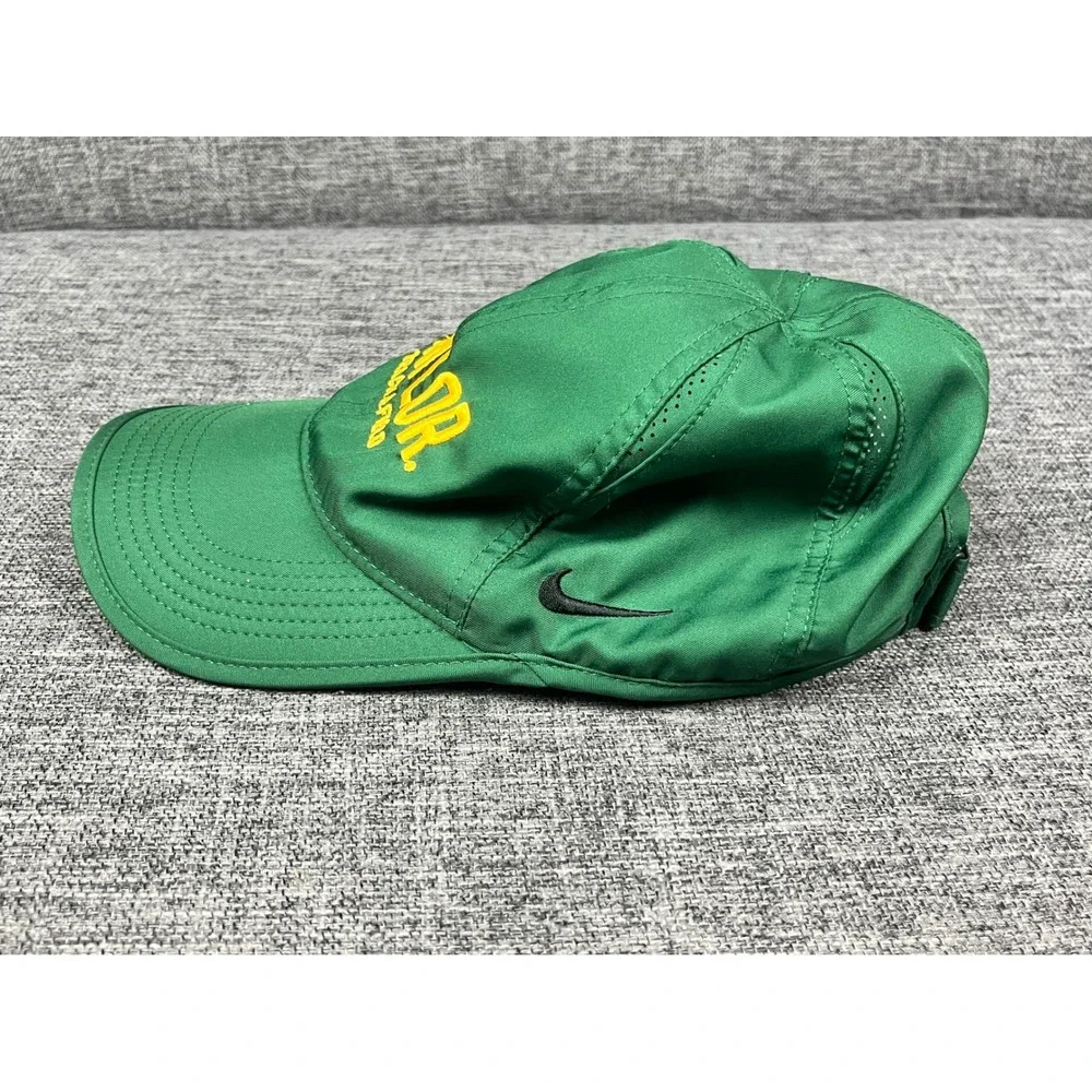 Nike Baylor Track & Field Featherlight Dri-FIT Hat Green Adjustable Cap